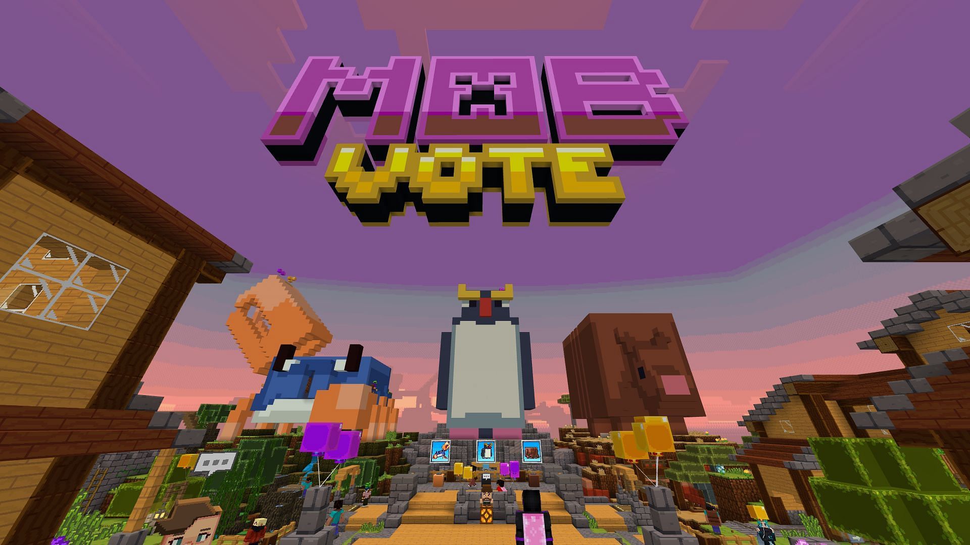 Mob vote allowed the community to actively take part in the update's development (Image via Mojang Studios)